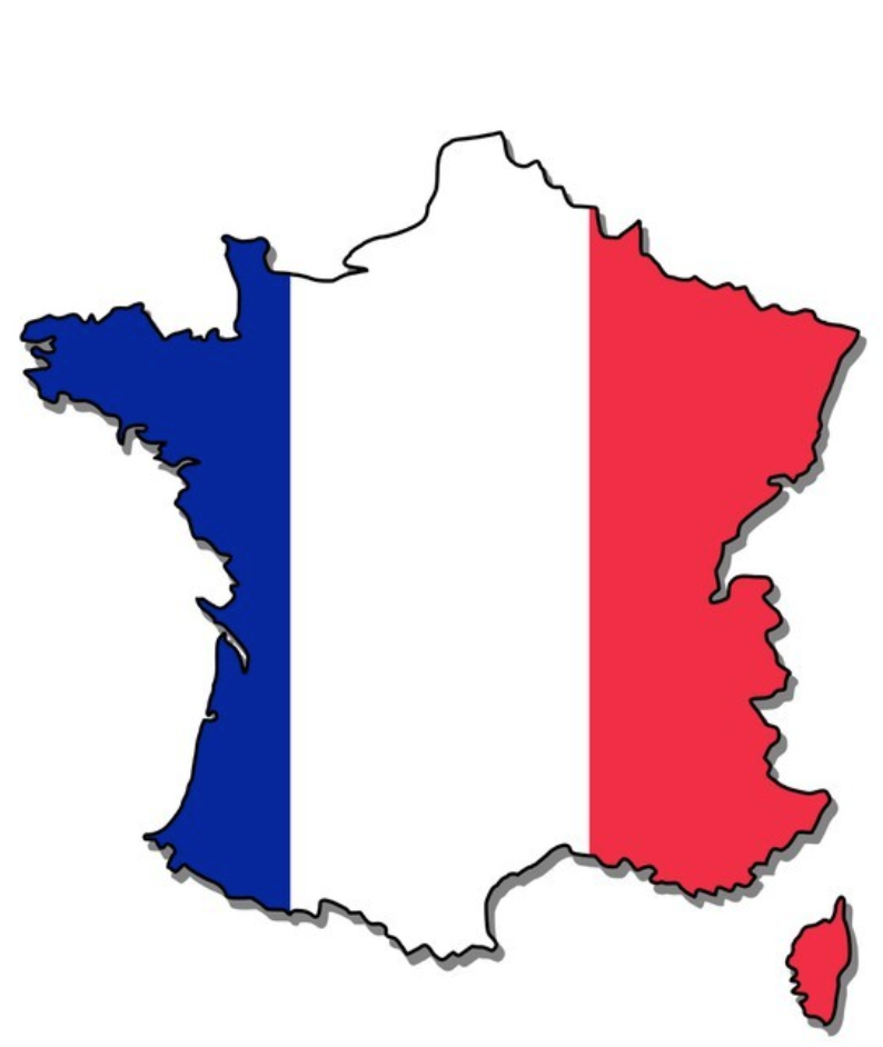 Карта Франции с флагом. Очертания Франции. Контур Франции. Очертание границ Франции.